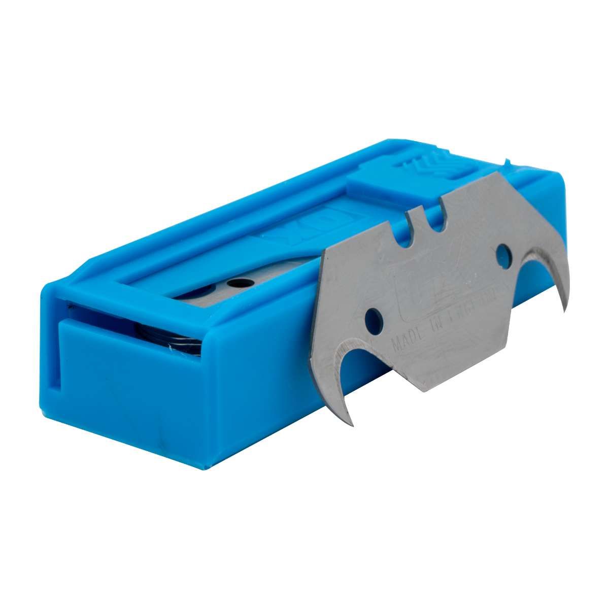 10-Pack Heavy Duty Replaceable Hooked Knife Blades for Tough Materials