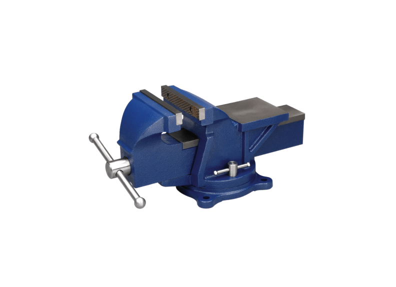 Industrial-Grade General Purpose Bench Vise with a 6-Inch Jaw and a 120° Swivel Base