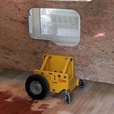 All-Purpose Self-Adjusting All-Terrain Panel, Glass, Drywall, Door, and Plywood Moving Dolly for Efficient Material Handling