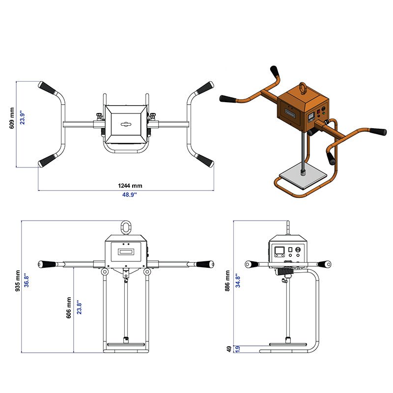 Heavy - Duty Aluminum Paving Stone Lifter for Efficient Installation