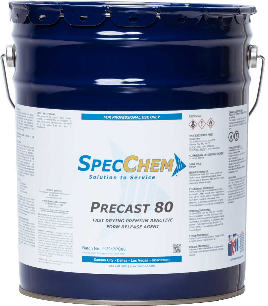 High - Quality Fast - Drying Precast Premium Reactive Form Release Agent - Precast 80