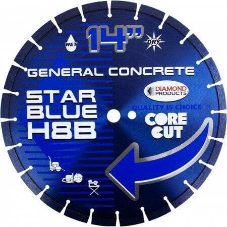 High - Speed Star Blue Diamond Blades H8B for Optimal Cutting