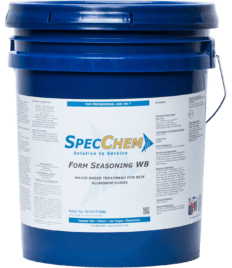 Water - Based Treatment for New Aluminum Forms: Form Seasoning WB