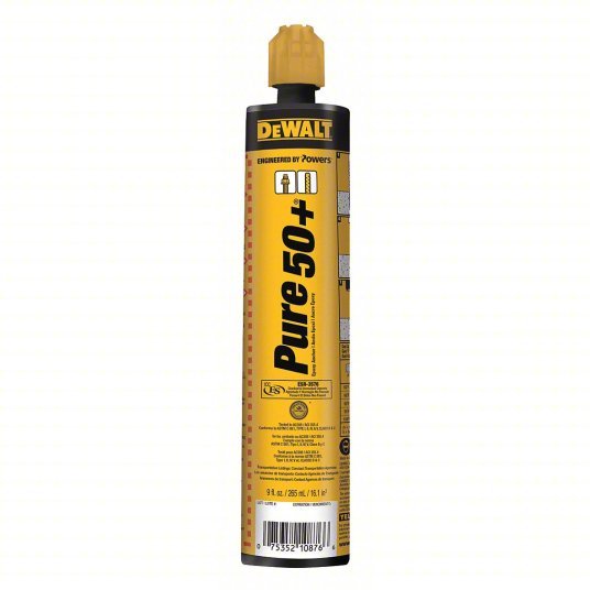 PURE50+™ Epoxy Injection Adhesive Anchoring System - 12 Units per Order