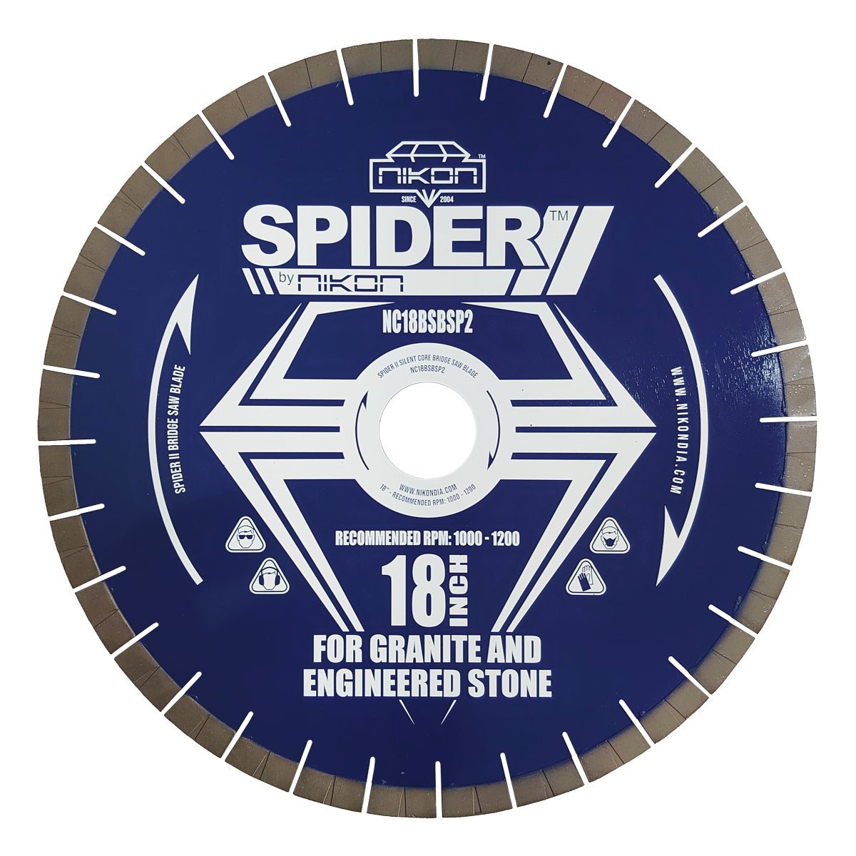 SPIDER™ II Professional Bridge Saw Blade for Cost-Effective and High-Performance Cutting