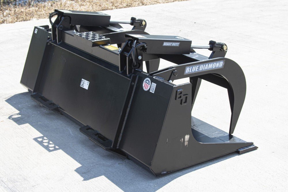 Heavy Duty Blue Diamond® Grapple Bucket for Up to 50 hp Skid Steers