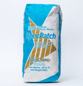 Fast-Setting Polymer-Enhanced Specpatch 15 Concrete Repair Material for Various Surfaces