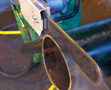 High - Performance Pneumatic PowerGrit Chain Saws Designed for Cutting Ductile Iron