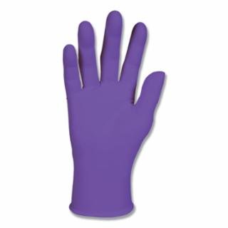 KIMTECH Small 6 mil Purple Unlined Disposable Nitrile Exam Gloves with Beaded Cuff